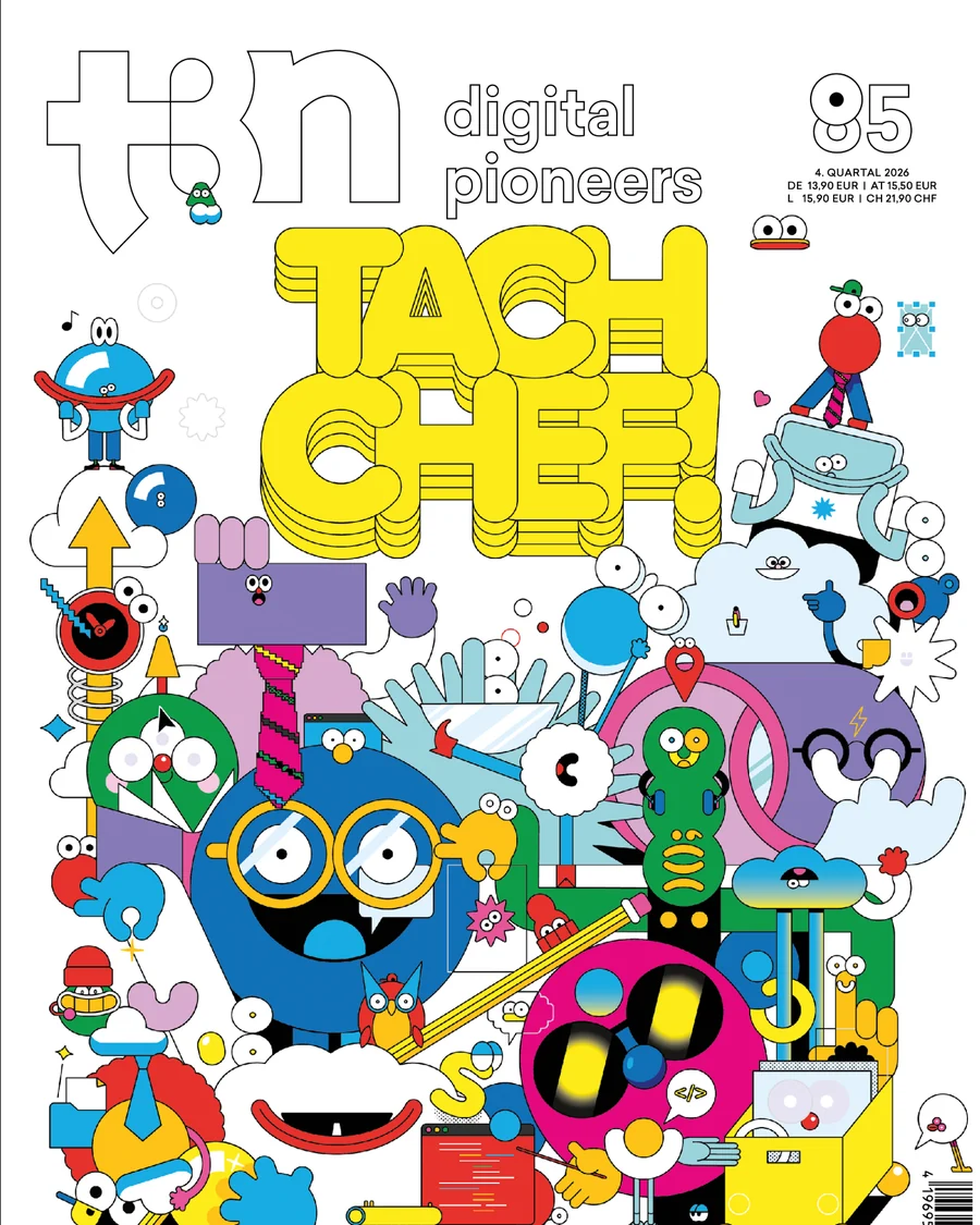 Titelseite t3n digital pioneers, Ausgabe 85